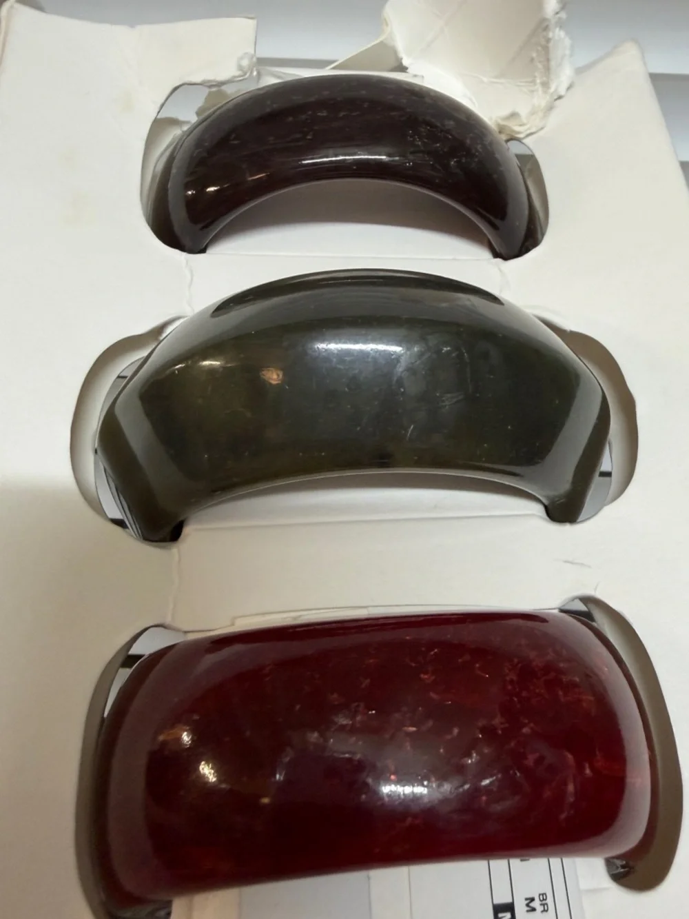 ZARA Resin Chunky Bracelet Set Of 3 Bohemian‎ Boho Hippie NEW